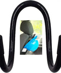 Universal Over The Seat Hard Hat Rack And Headrest Hook for back seat storage, holding hard hat and vest, flexible metal holder