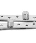 Beefed Up Stainless Steel Pivot Door Hinges For Wood Doors 2 Pack 360 Degree Rotation Quiet Operation