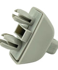 Two Pack Grey Sun Visor Hook Clips For 2012 2013 2014 2015 VW Passat Replacement 6R0-857-561-Y20 durable plastic clip