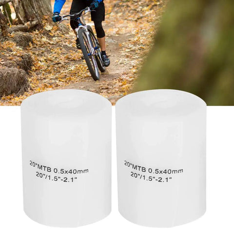 Fat Tire Liner Set 2 Pieces 20x4 Inch Anti Puncture Belt for Mountain and Road Bikes with Polyurethane Pad