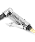 No Nonsense Heavy Duty Right Angle Pneumatic Die Grinder Spinning At 20000 Rpm With Two Inch Disc Mount showing durable steel design