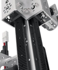 Rack And Pinion Linear Slide Pack For Robots And Vehicles, Turn Rotational Motion Into Smooth Linear Drive, TETRIX MAX Compatible Robotic Building Elements, Ideal For Forklift, Conveyor, Sorter Add Ons And Hobby Robot Projects black rack gears with motor mount