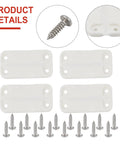 Cooler Hinge Repair Kit With Stainless Steel Screws For 50 To 165 Qt Ice Chests Plastic Lid Replacement Easy Install