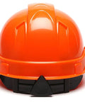 Ridgeline Cap Style Hard Hat With 4 Point Ratchet Hi Vis Orange Lightweight ABS Workhorse Safety Helmet For Work Low Profile Fit