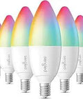 Zigbee Smart Candelabra Bulbs Hub Required Dimmable Multicolor E12 LED Candle Light Bulbs in 10 Pack