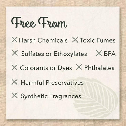 Natural Multi Purpose Cleaner And Wood Polish With Lemon Fresh Scent label showing free from harsh chemicals and synthetic fragrances.