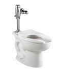 Madera Universal Elongated Toilet Bowl With Top Spud White No EverClean One And A Half Inch Inlet Flushometer Ready