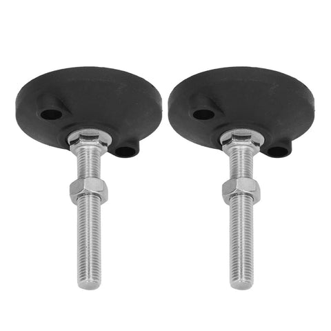 Adjustable Round Nylon Leveling Feet For Heavy Duty Furniture And Machinery Anti Slip Glide Mount 200kg Load Capacity 100mm Adjustable Height