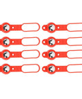 Marhynchus Magnetic Stud Finder, 27 Lbs Force for Drywall Nails and Screws, set of red magnetic tags with circular heads.
