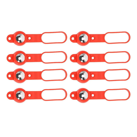 Marhynchus Magnetic Stud Finder, 27 Lbs Force for Drywall Nails and Screws, set of red magnetic tags with circular heads.