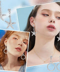 300 Piece Ball Post Earring Stud Kit With Butterfly Backs And Open Jump Rings For DIY Jewelry Making In Non Tarnish Stainless Steel 304 Pro Quality Ball Stud Findings, star drop earrings