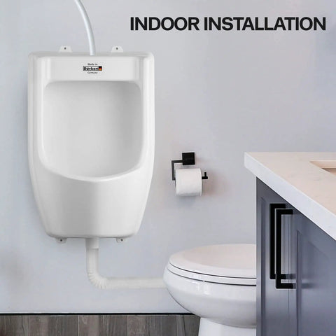 Plastic Urinal For Mens Waterless Urinal Easy Install Indoor Outdoor Use No Fuss No Splash Urine Diverter Large Capacity Durable Urinal For Bathrooms And Outdoor Toilets Perfect For Home Or Job Site