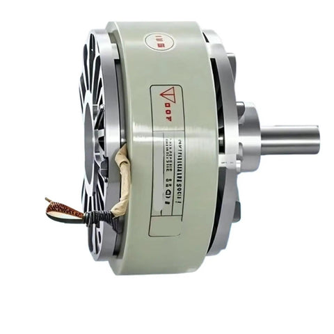 Magnetic Powder Brake System for Secure AC Motor in food processing and power transmission applications with clutch