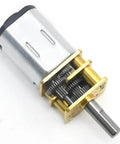 Three Pack DC 6V 100 RPM N20 Micro Gear Motor With 6mm Shafts And Metal Gearbox, High Torque Speed Reduction For DIY RC Toys