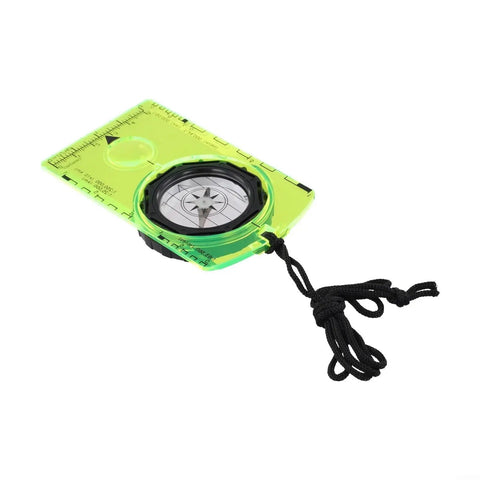 Stay On Track Hiking Compass With Acrylic Baseplate And Ruler Scale, 360 Degree Bezel And Azimuth Bearing For Accurate Orienteering