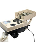 Lightning Speed Automatic Electronic Coin Money Counter And Rapid Sorter Machine with coins ready for sorting, heavy-duty design.