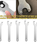 5 Pack AG452K Angle Grinder Wrench Spanner Replacement For Ryobi 039028001052 and compatible with Makita Milwaukee Black And Decker