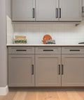 5 Inch Matte Black Cabinet Handles Square Pulls Pack Of 20 For Kitchen Cabinets And Drawers, Modern Hardware With Easy Install