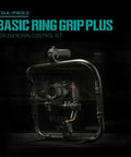 Basic Ring Grip Plus Control Kit for DJI RS2 RS3 Pro RS4 RS4 Pro RS5 Wireless Gimbal with camera mounted on rig.