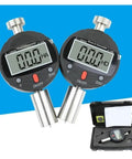Straight Up Accurate Digital Shore Hardness Durometer Tester With Heavy Duty Build Type A D Scale Readings For Rubber Foam Plastic And Workshop Projects Solid Abs Housing For Quick Lab And Shop Use - Displaying two digital durometers with a case