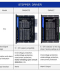 Comparison chart of stepper drivers DM542TE and DM542T with specifications for One Axis CNC Stepper Kit With Nema 23 Motor 2.4Nm And DM542TE Driver 24-50V DC 1.0-4.2A For Hobby Milling DIY CNC Projects Pretty Smooth Motion And Easy Setup Power Packed Performance