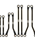 Beefy Brass Black High Clearance Links for TRX4M and High Trail K10 F150 RC Crawlers, Precision Machined Brass Construction