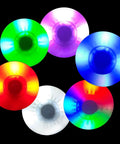 Dope LED Light Up Inline Skate Wheels Set With Magnetic Core And Bearings For Indoor And Outdoor Use 90A. Multi-color glowing wheels