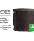 R HEPA Filter Replacement Kit For Air Purifiers With A Pre Filter Roll And Cutting Template Includes Two R HEPA Filters And One A Pre Filter