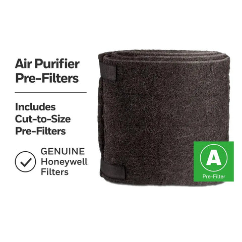 R HEPA Filter Replacement Kit For Air Purifiers With A Pre Filter Roll And Cutting Template Includes Two R HEPA Filters And One A Pre Filter