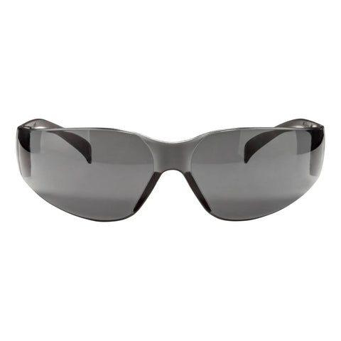 Heavy Duty Outdoor Safety Eyewear Four Pack With Scratch Resistant Gray Lenses And Sleek Black Frames Lightweight Impact Protected Glasses Blocking Ninety Nine Point Nine Percent Of Harmful Uv Rays Ansi Certified Built Different Top Shelf Gear