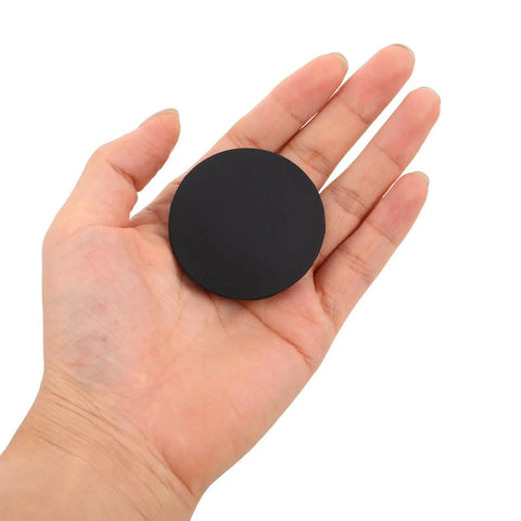 Silicone Hole Plugs 10 Pack Black Round Waterproof Panel Plugs For Appliances And Furniture Hole Covers Fits Universal Panel Interfaces Leakproof Flush Seal Easy Install held in hand