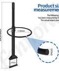 Dimensions of Front Bar Handle For Zero Turn Mower Easy Install Mounting Kit With 5 Gallon Bucket Bracket Holder