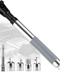 1/2 Inch Offset Extension Wrench Impact Rated Ratchet Adapter For Electric Drill. Features chrome vanadium construction and multiple converter heads.