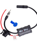 Universal Car Radio Antenna Signal Booster 12V For Marine Car Boat Truck And RV Beefed Up FM AM Reception Reduces Noise