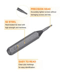 Magnetic precision Pentagon Screwdriver Bit 5 Point Head S2 Steel for easy repair, featuring clear size markings and durable construction.