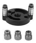 Self Centering Doweling Jig Handheld Drill Guide Pro Grade for Precise Furniture Assembly, aluminum construction, with attachments