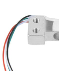 Close-up of Built Tough 0 To 100 G Load Cell Weight Sensor with aluminum alloy body showing wires and metal construction for accuracy.