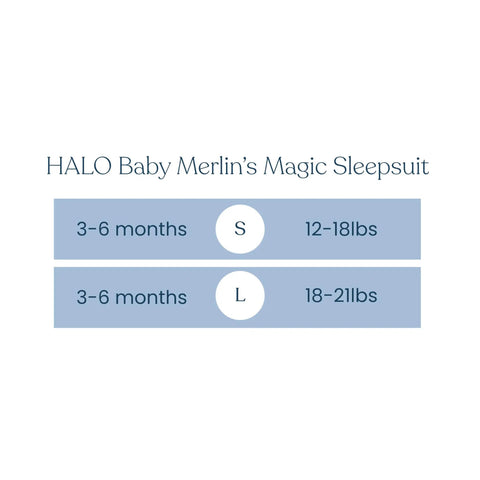 Size chart for Cozy Cotton Baby Swaddle Transition Sack With Double Zipper For Easy Diaper Changes Safe Back Sleep 3 To 6 Months