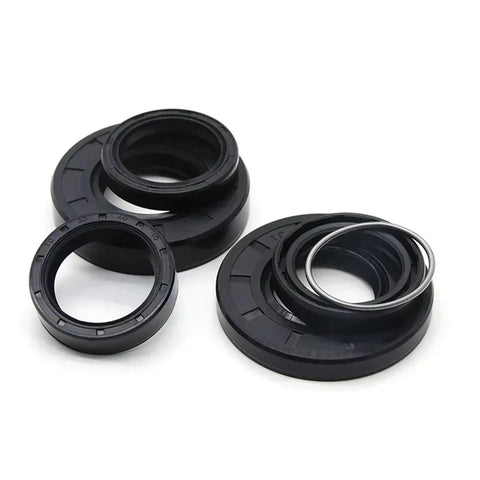Oil Seal ID 30mm Kit With A Bunch Of O Ring Sizes 36 40 45 46 50 52 55 58 60 62 65 Assortment For Automotive Machinery Pumps Cylinders Valves Water Pipes And More High Temp Oil Resistant Wear Resistant, black seal rings