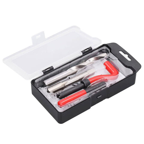Thread Repair Kit M14x1.5 15 Piece Set With HSS Drill Bit HSS Tap 10 Stainless Steel Thread Inserts Tools in Case