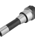 Heavy Duty Precision Machined R8 Collet Chuck Holder For Milling Cutters With 0.01mm Accuracy And 1-20mm Clamping Range, steel construction, side view.