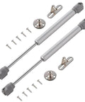 Heavy Lid Gas Struts Pair, 200N 44lb Per Strut, Soft Open Gas Springs for Cabinets and Toy Boxes, Pack of 2 with screws
