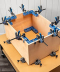 Clamp It Corner Woodworking Jig For 90 Degree Right Angle Cabinet Assembly Hands Free Pro Grade Panel Positioning in use