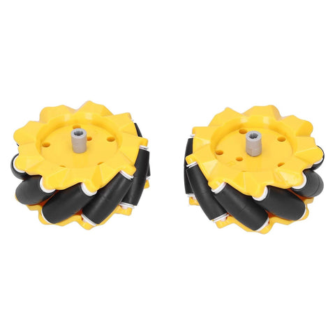 80mm mecanum wheels for DIY robots - durable, rubber-coated wheels for omnidirectional movement in smart builds and RC cars.