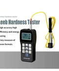 Hardcore Portable Digital Leeb Hardness Tester For Stainless Steel Copper Aluminum, LCD readout, measuring device with probe.