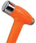 Three Piece Dead Blow Hammer Set With Brass Cap Hammer 12 Oz Ball Peen 16 Oz And 24 Oz Dead Blow Urethane Coated Orange Hammers