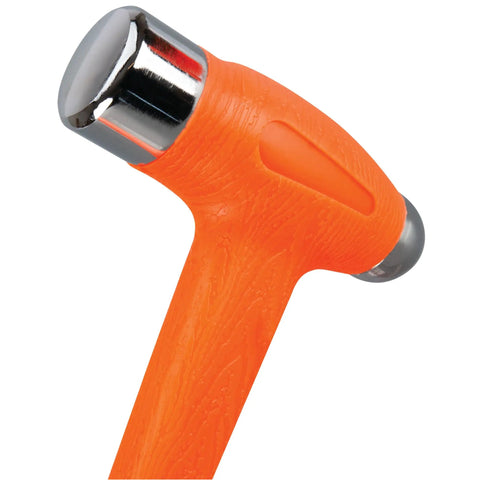 Three Piece Dead Blow Hammer Set With Brass Cap Hammer 12 Oz Ball Peen 16 Oz And 24 Oz Dead Blow Urethane Coated Orange Hammers