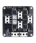 Heavy Hitting 75V 100A Ideal Diode Controller And Battery Isolation Control Board, 75mm, for solar arrays and electric rigs.