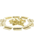 Rotating Concealed Hinge Set 10 Pack 18x16mm Kitchen Cabinet Hinges Four Hole Mount with screws.