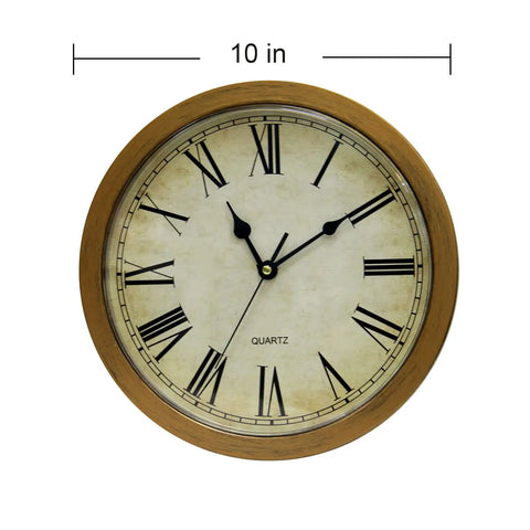 Hidden Compartment Wall Clock Safe With Thickened 10 Inch Plastic Case And Silent Movement Upgraded Diversion Clock, front view